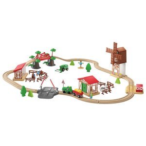 Playtive Železničná súprava sedliacky dvor/džungľa (sedliacky dvor)