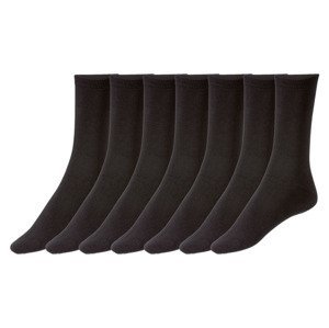 esmara® Dámske ponožky, 7 párov (35/38, čierna)