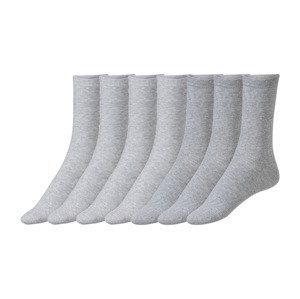 esmara® Dámske ponožky, 7 párov (35/38, bledosivá)