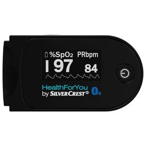 SILVERCREST® PERSONAL CARE Pulzný oxymeter SPO 55, s aplikáciou