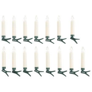 LIVARNO home Bezdrôtové LED sviečky na vianočný stromček (krémová)