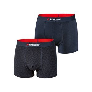 PARKSIDE® Pánske boxerky, 2 kusy (XL, navy modrá)