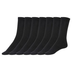 Esmara Loungewear Dámske ponožky, 7 párov (35/38, čierna)