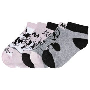 Dievčenské nízke ponožky, 5 párov (27/30, Minnie Mouse)
