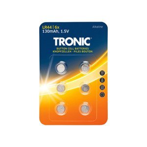 TRONIC® Gombíkové batérie (alkalické LR44)