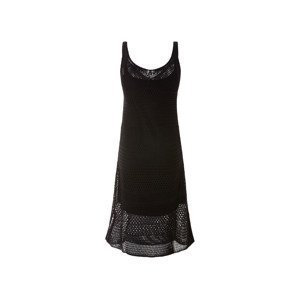 esmara® Dámske háčkované šaty (L (44/46), čierna)
