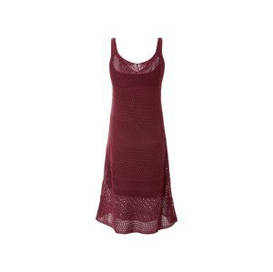 esmara® Dámske háčkované šaty (XS (32/34), bordová)