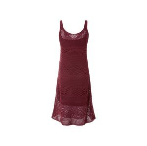 esmara® Dámske háčkované šaty (S (36/38), bordová)
