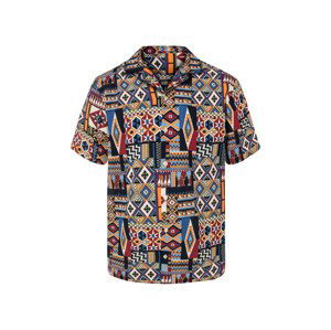 LIVERGY® Pánska letná košeľa (S (37/38), vzor/viacfarebná)