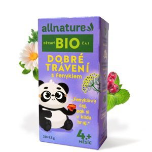 Allnature BIO Detský čaj Dobré trávenie s feniklom 20x1,5 g