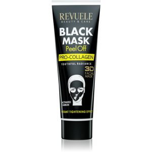 Revuele Black Mask Peel Off Pro-Colagen zlupovacia maska pre spevnenie pleti 80 ml