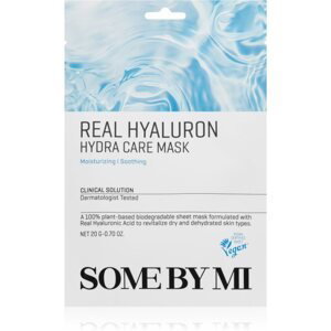 Some By Mi Clinical Solution Hyaluron Hydra Care Mask hydratačná plátienková maska s upokojujúcim účinkom 20 g