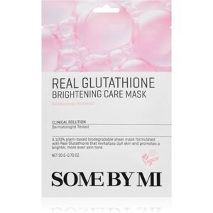 Some By Mi Clinical Solution Glutathione Brightening Care Mask rozjasňujúca plátienková maska pre zjednotenie farebného tónu pleti 20 g