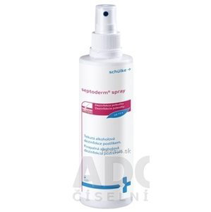 Schulke CZ, s.r.o. Septoderm spray dezinfekcia pokožky rozprašovač 1x250 ml 250ml