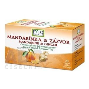 FYTOPHARMA, a.s. FYTO MANDARÍNKA & ZÁZVOR ovocno-bylinný čaj 20x2 g (40 g) 20 x 2 g