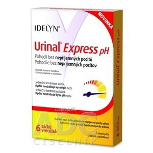 Idelyn s.r.o. Urinal Express pH vrecúška 1x6 ks 6 ks