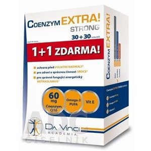 Simply You Pharmaceuticals a.s. COENZYM EXTRA STRONG 60MG - DA VINCI cps 30+30 zadarmo (60 ks) 60 ks
