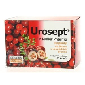 Dr. Müller Pharma s.r.o. Dr. Müller UROSEPT kapsuly cps (so šťavou z brusníc) 1x60 ks