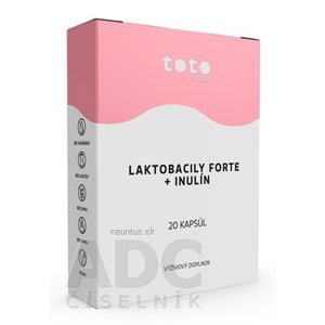 TOTO Pharma s.r.o. TOTO LAKTOBACILY FORTE + INULÍN cps 1x20 ks