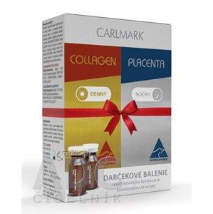 CARLMARK INTERNATIONAL PTY.LTD. CARLMARK COLLAGEN + PLACENTA Darčekové balenie 2x10 ml, 1x1 set 10ml