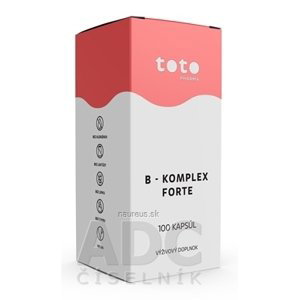 TOTO Pharma s.r.o. TOTO B-KOMPLEX FORTE cps s postupným uvoľňovaním 1x100 ks