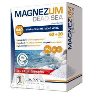 Simply You Pharmaceuticals a.s. MAGNEZUM DEAD SEA - DA VINCI tbl 60+20 zadarmo (80 ks)
