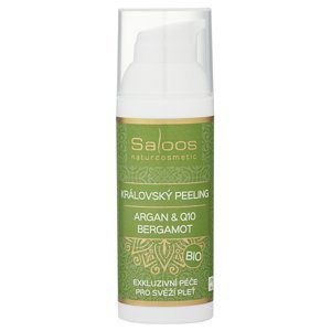 Saloos Bio kráľovský peeling Argan & Q10 – Bergamot 50 ml