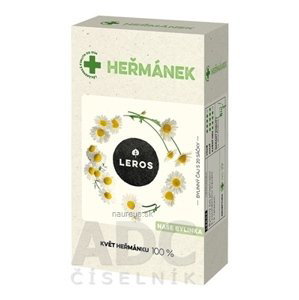 LEROS, s r.o. LEROS RUMANČEK - Kvet bylinný čaj, nálevové vrecúška (inov.2021) 20x1 g (20 g)