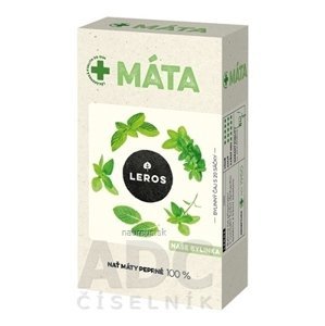LEROS, s r.o. LEROS MÄTA bylinný čaj, nálevové vrecúška (inov.2021) 20x1,5 g (30 g)