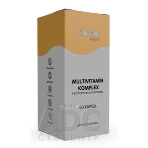 TOTO Pharma s.r.o. TOTO MULTIVITAMÍN KOMPLEX cps s postupným uvoľňovaním 1x60 ks