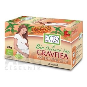 FYTOPHARMA, a.s. FYTO Bio Bylinný čaj GRAVITEA PRE TEHOTNÉ ŽENY nálevové vrecká 20x1,5 g (30 g)