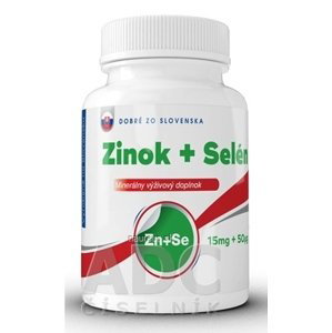 BENEVIT, s.r.o. Dobré z SK Zinok 15 mg + Selén 50 μg tbl 100+20 zadarmo (120 ks)