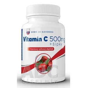 BENEVIT, s.r.o. Dobré z SK Vitamín C 500 mg + šípky tbl 1x100 ks