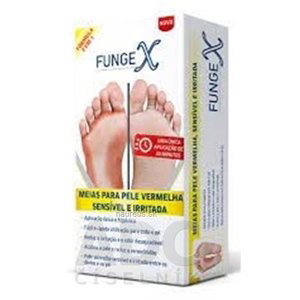 TheOTCLab FungeX Ponožky jednorazové na začervenanú, citlivú a podráždenú pokožku, 1x1 pár