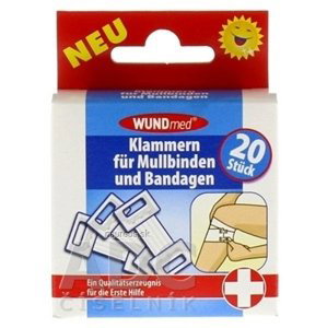 WUNDmed GmbH & Co. KG WUNDmed Obväzové svorky biele 1x20 ks