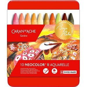 CARAN D'ACHE Neocolor II edícia Beya Rebai 10 teplých farieb v kovovom boxe