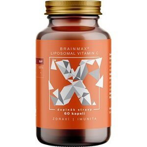 BrainMax Liposomal Vitamin C, Lipozomálny Vitamín C, 500 mg, 60 rastlinných kapsúl