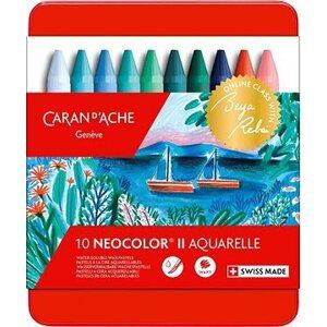 CARAN D'ACHE Neocolor II edícia Beya Rebai 10 studených farieb v kovovom boxe