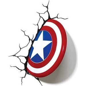 Captain America - Shield - lampa dekoratívna na stenu