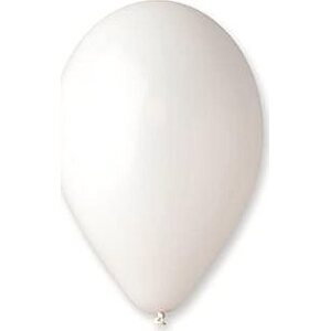 Balóniky 100 ks biele 30 cm pastelové