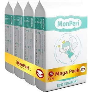 MonPeri ECO Comfort Mega Pack veľ. M (224 ks)